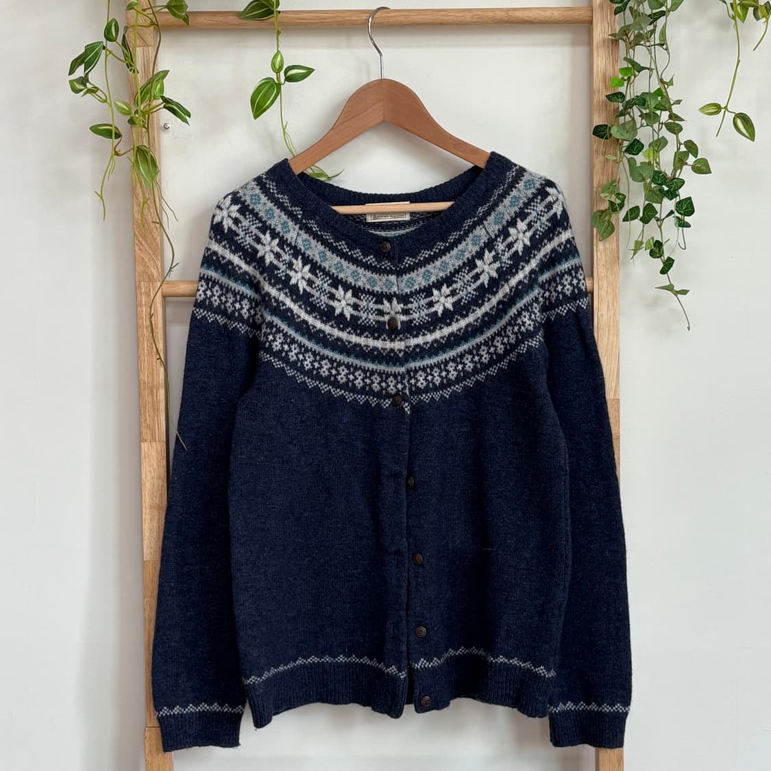 JPN/ 눈꽃가디건 모리걸가디건 모리룩가디건 노르딕가디건 상품이미지5