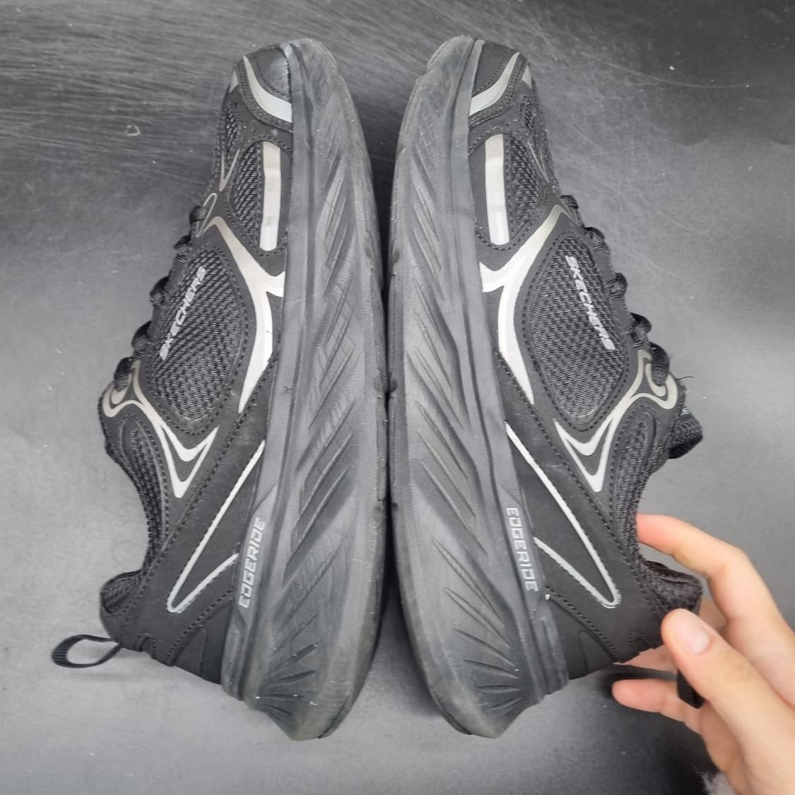 스케쳐스 엣지라이드 블랙 운동화275 상품이미지5