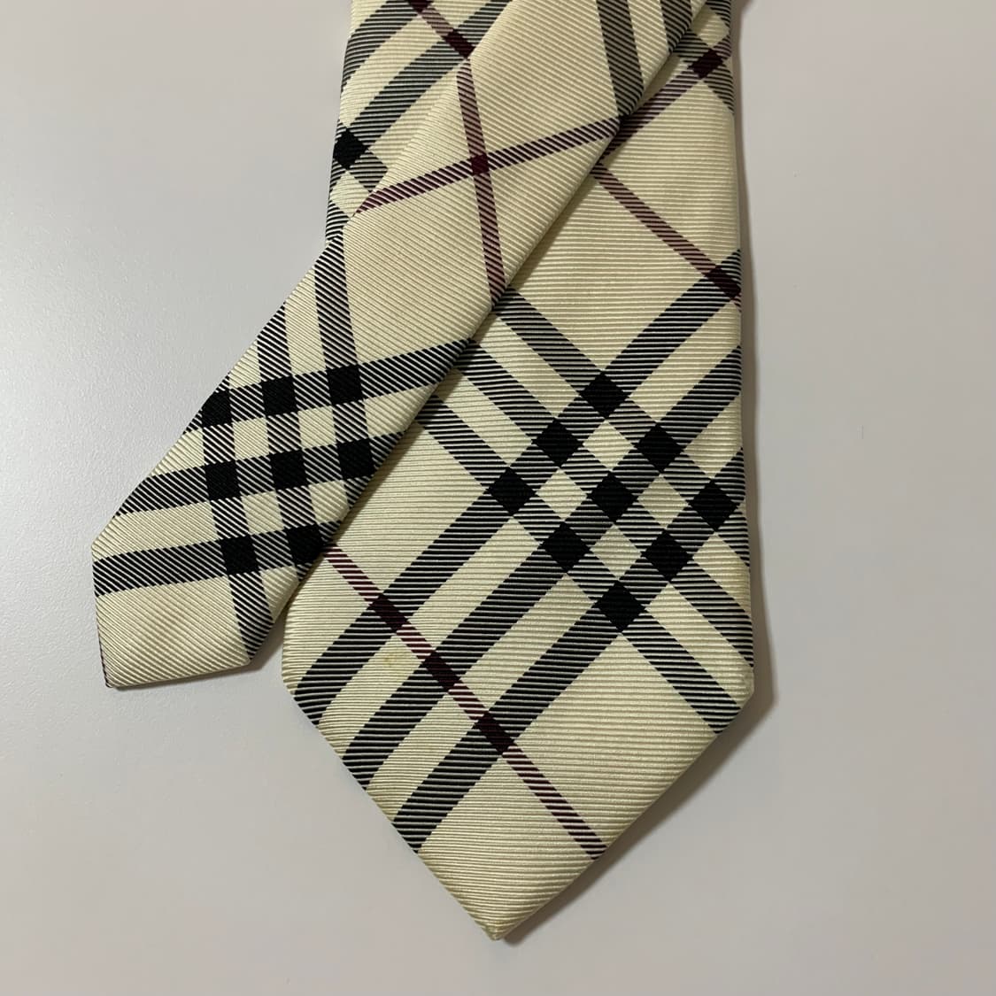 버버리(BURBERRY) 노바체크 명품 빈티지넥타이 클래식정장 A등급 상품이미지2