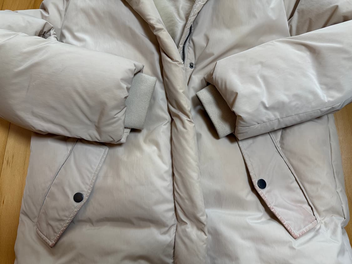 Mayonez 리얼폭스 퍼트리밍 덕다운 코트 롱다운  가슴 56 소매길이 상품이미지9