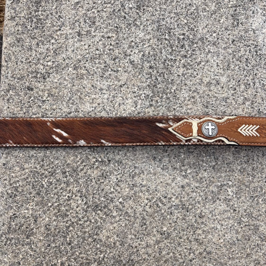 노코나 Nocona 헤어온 레더 웨스턴 벨트  상품이미지5