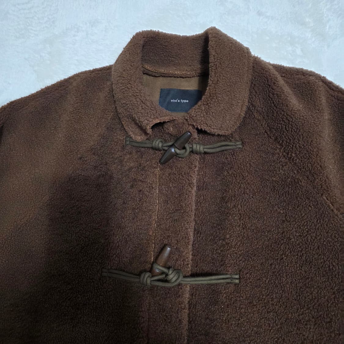 (F)여성 뽀글이 더플 코트 상품이미지2