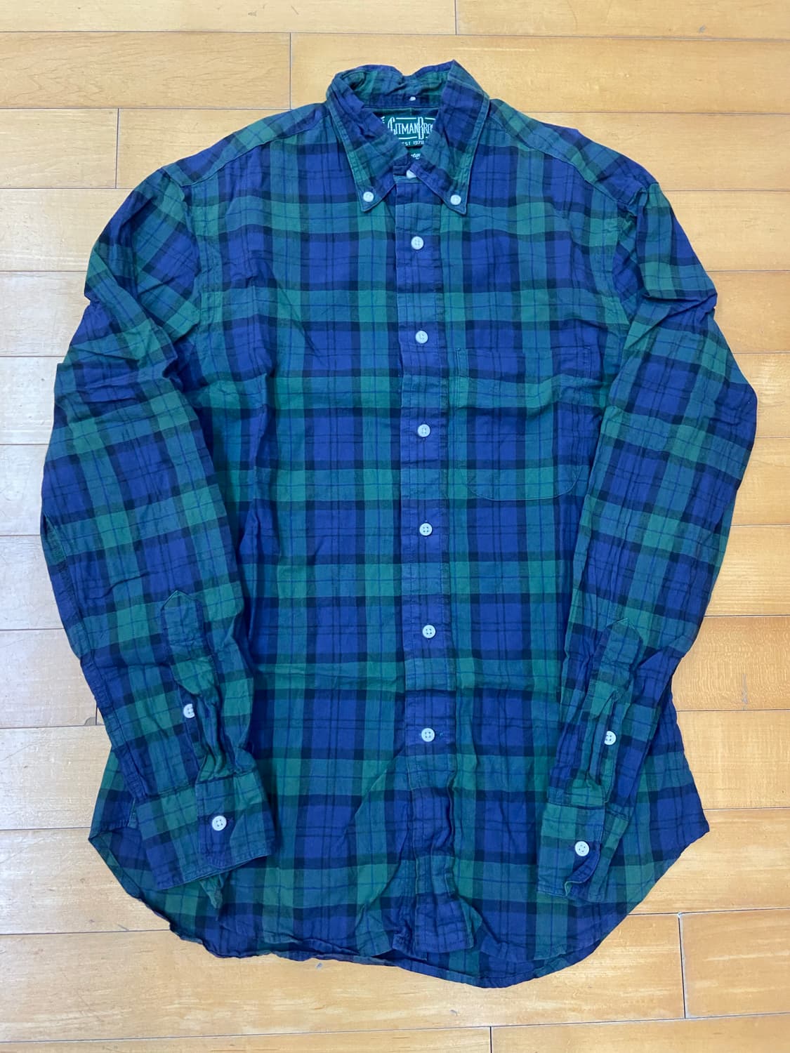 Gitman Bros 체크남방 상품이미지1