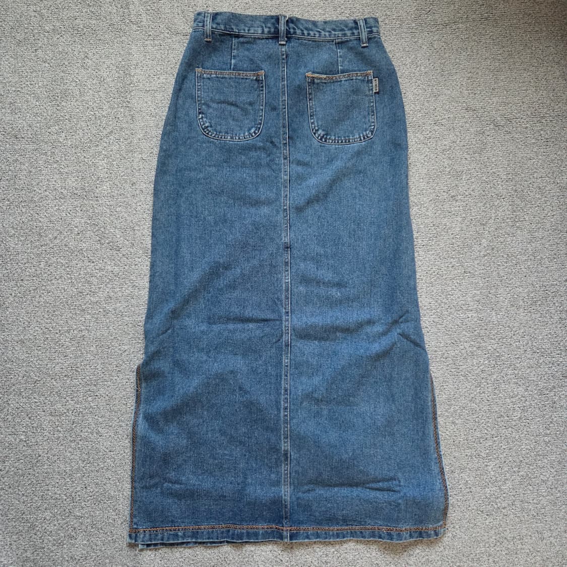 Moonsun 문선 데님 롱 스커트 25-26size 상품이미지8