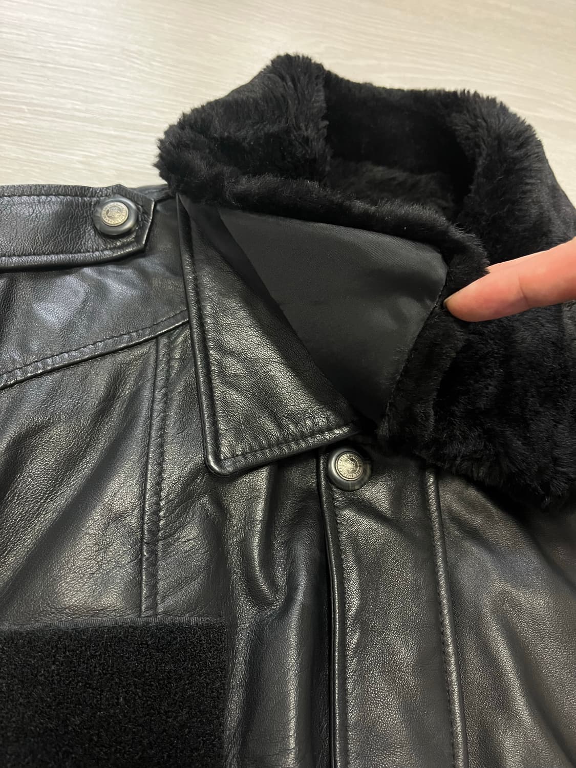 양가죽 빈티지 봄버자켓 100 상품이미지2