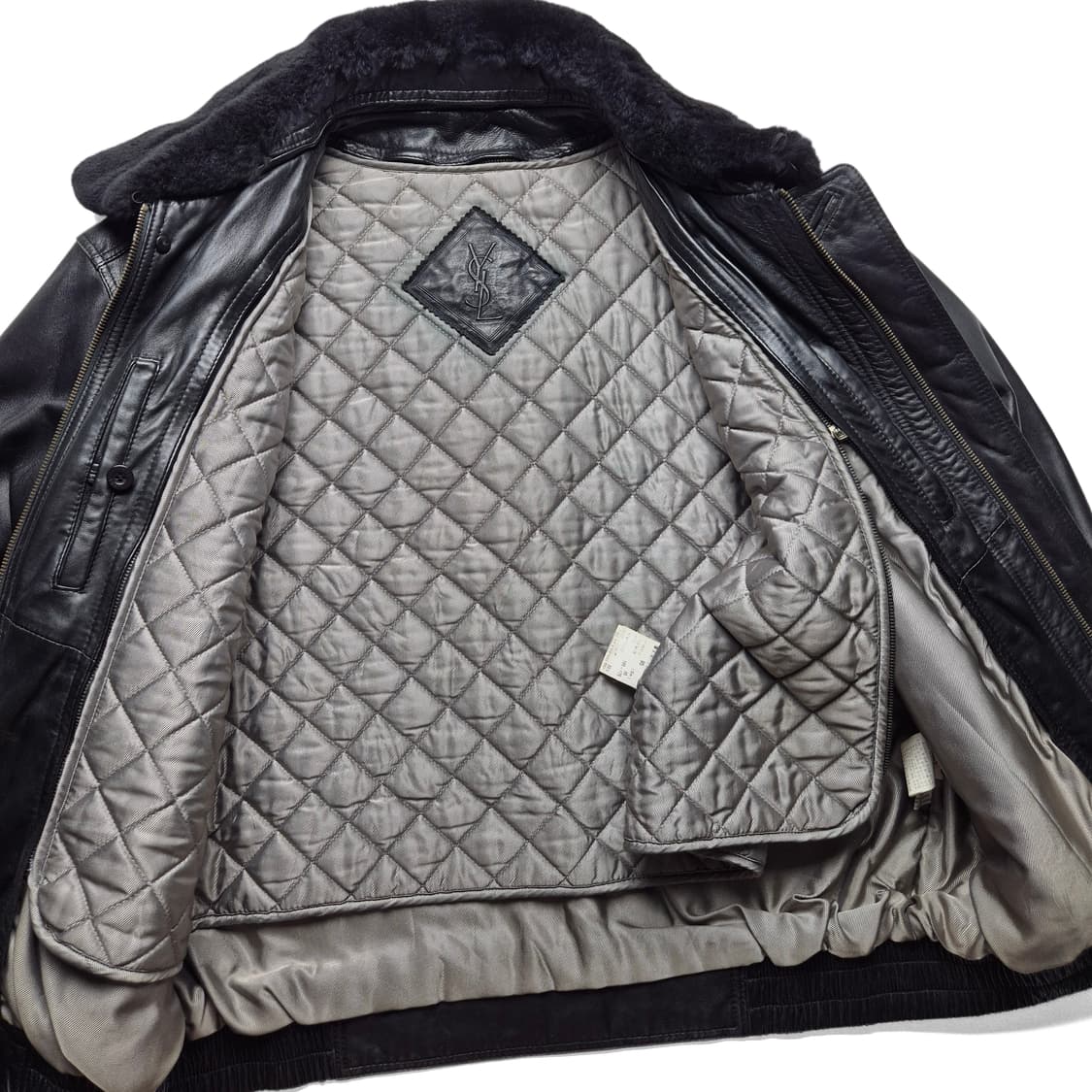 [95] 입생로랑 퍼카라 양가죽 플라이트 자켓 상품이미지8