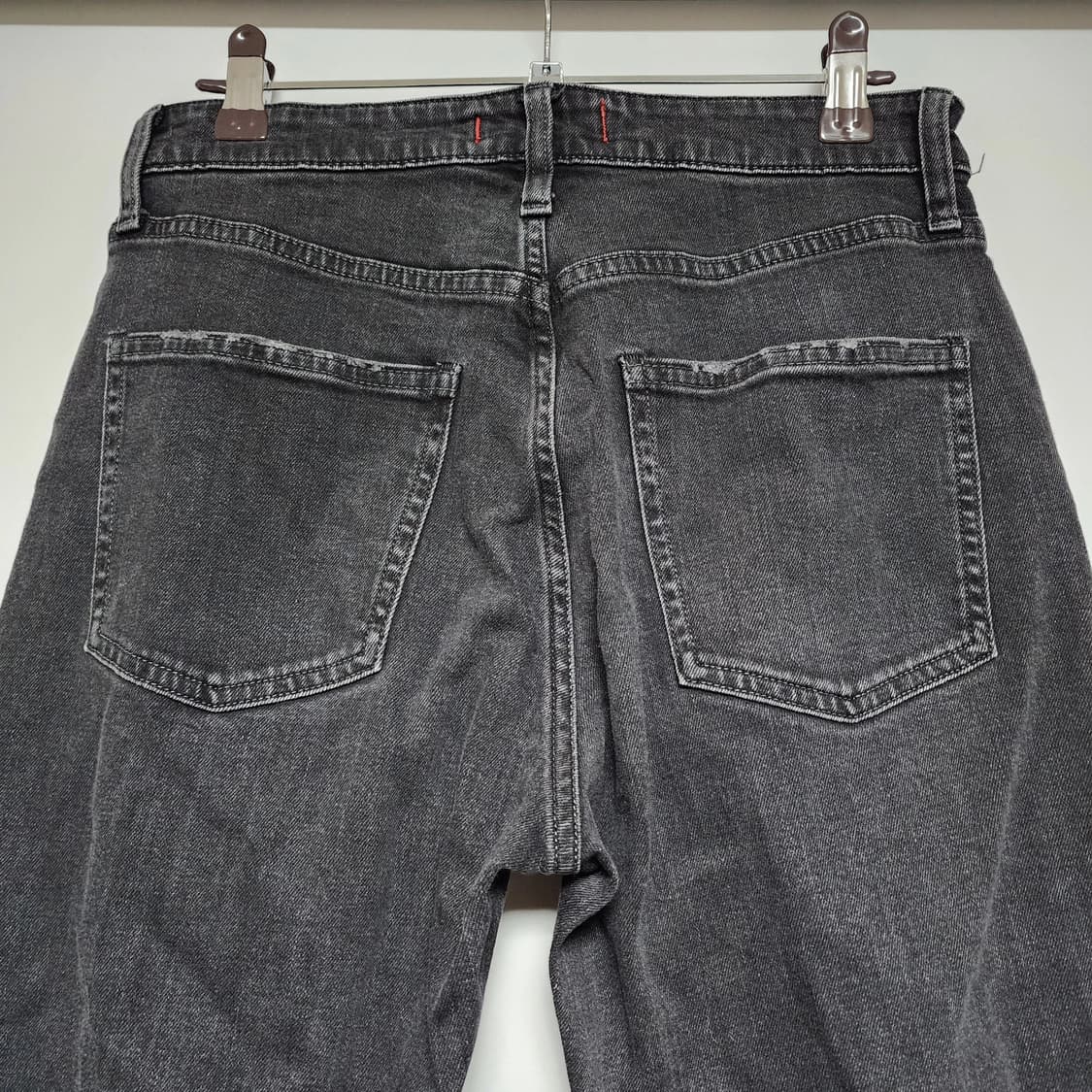 Beams 빔즈 x 레드카드 절개 흑청데님팬츠 상품이미지6