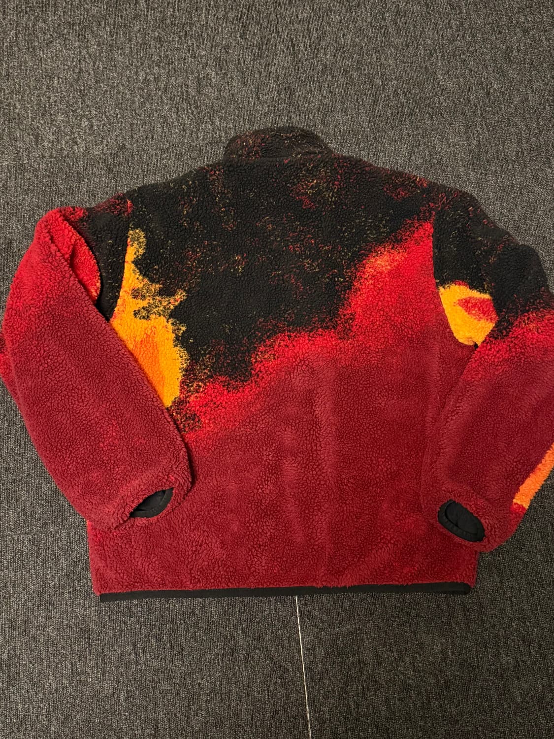 [M] 스투시 쉐르파 리버시블 자켓 라바 상품이미지2