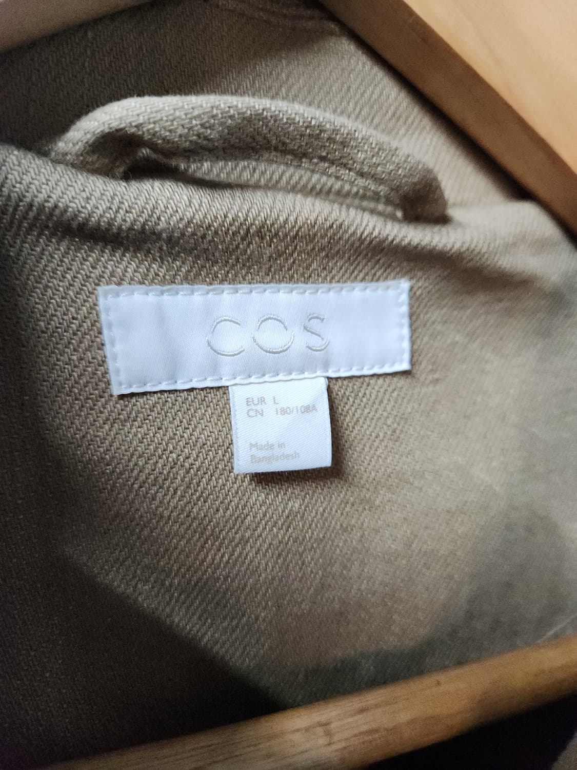 코스 COS 릴렉스드핏 투포켓 트윌 워크 자켓 상품이미지4