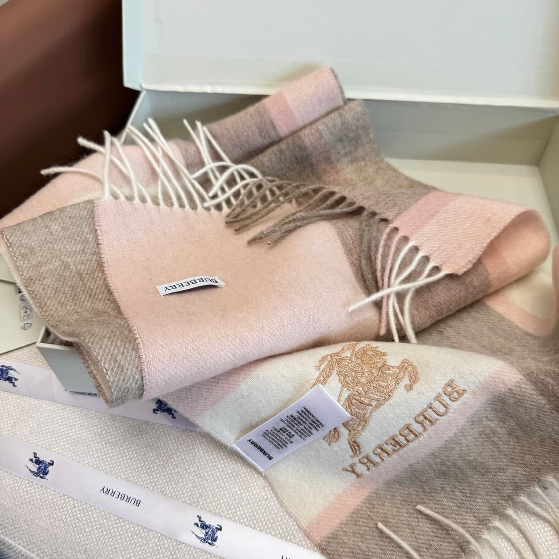 버버리 리버서블 스카프 100% 램스울
 상품이미지5