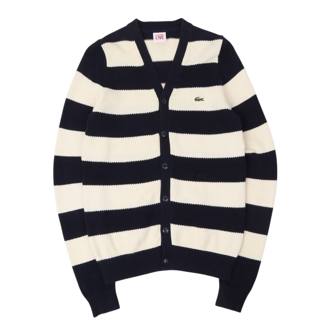 라코스테 네이비 스트라이프 가디건 상품이미지1