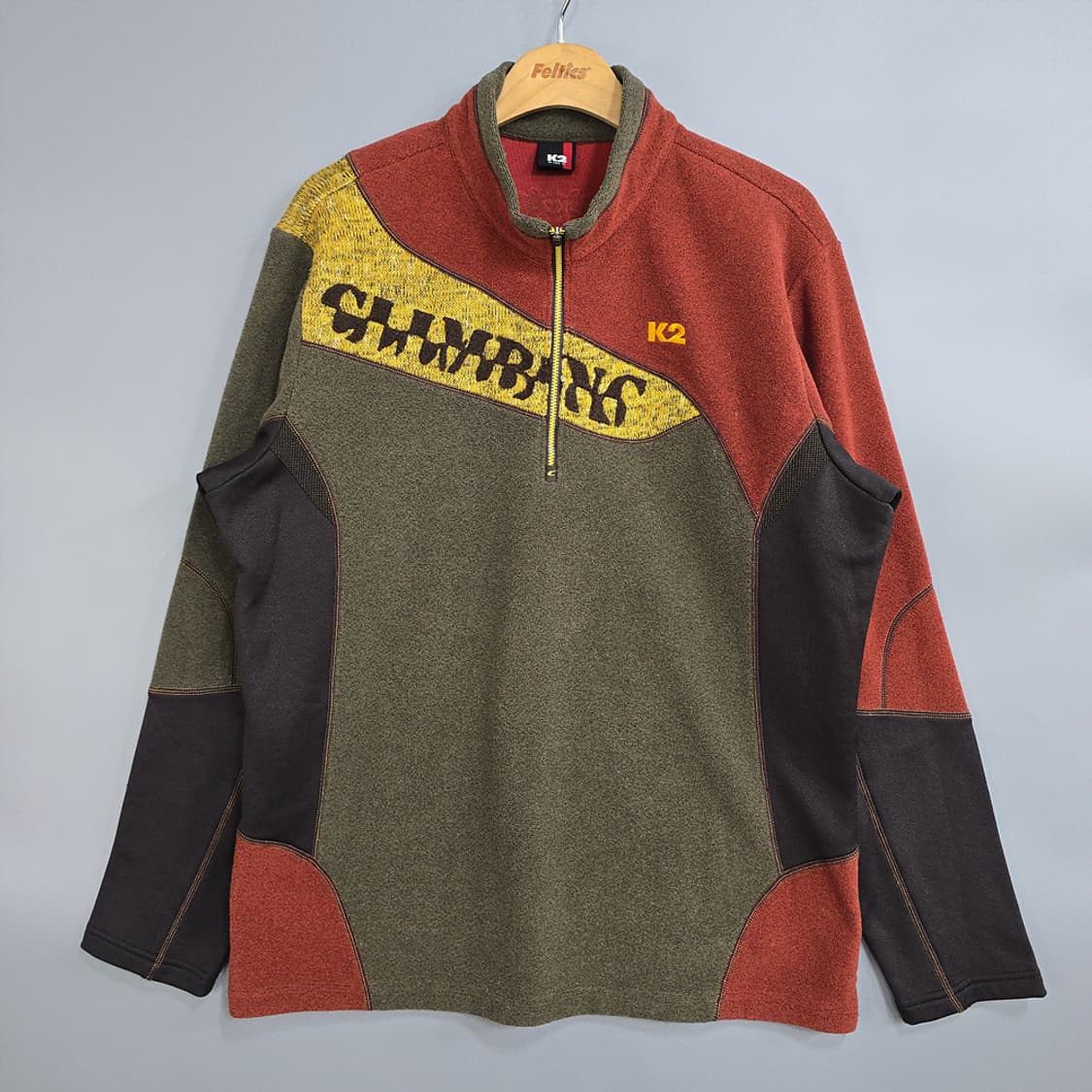 케이투(K2) 플리스 하프집업 배색 105 상품이미지1