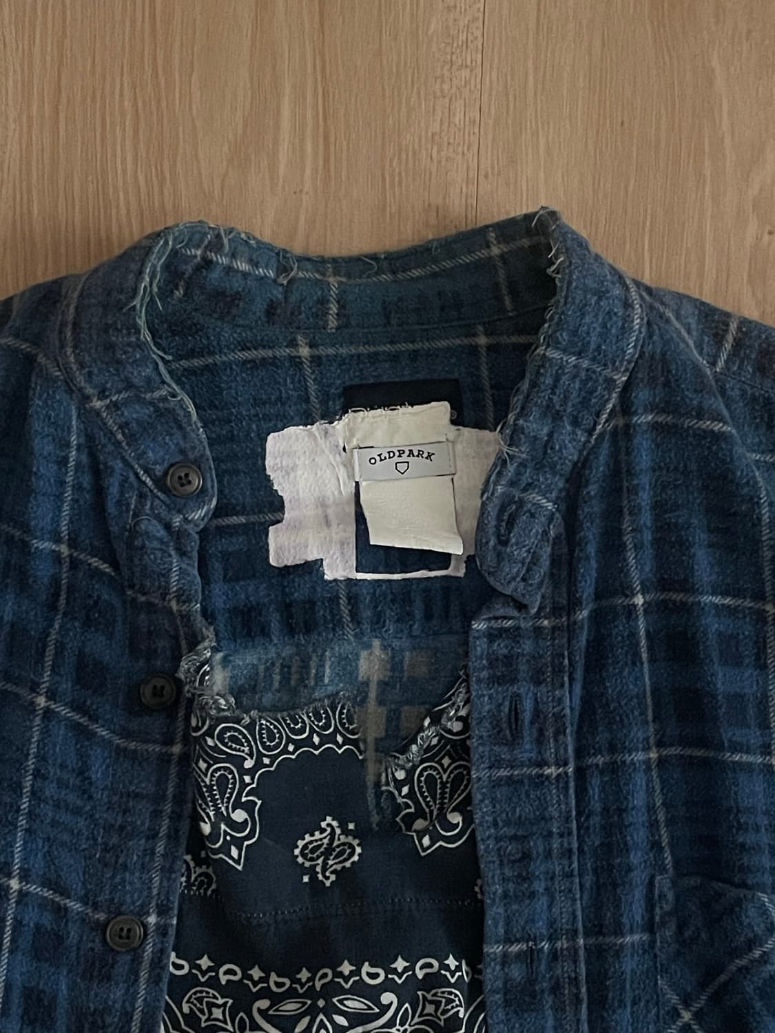 Oldpark 올드팍 반다나 리메이크 셔츠 상품이미지5