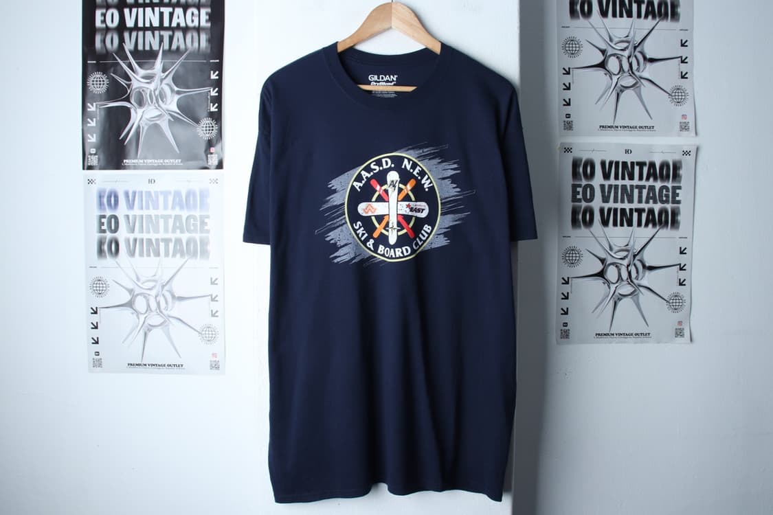 (XL-2XL) 길단 반팔 티셔츠 USA 빅사이즈 스키팀-H30154 상품이미지2