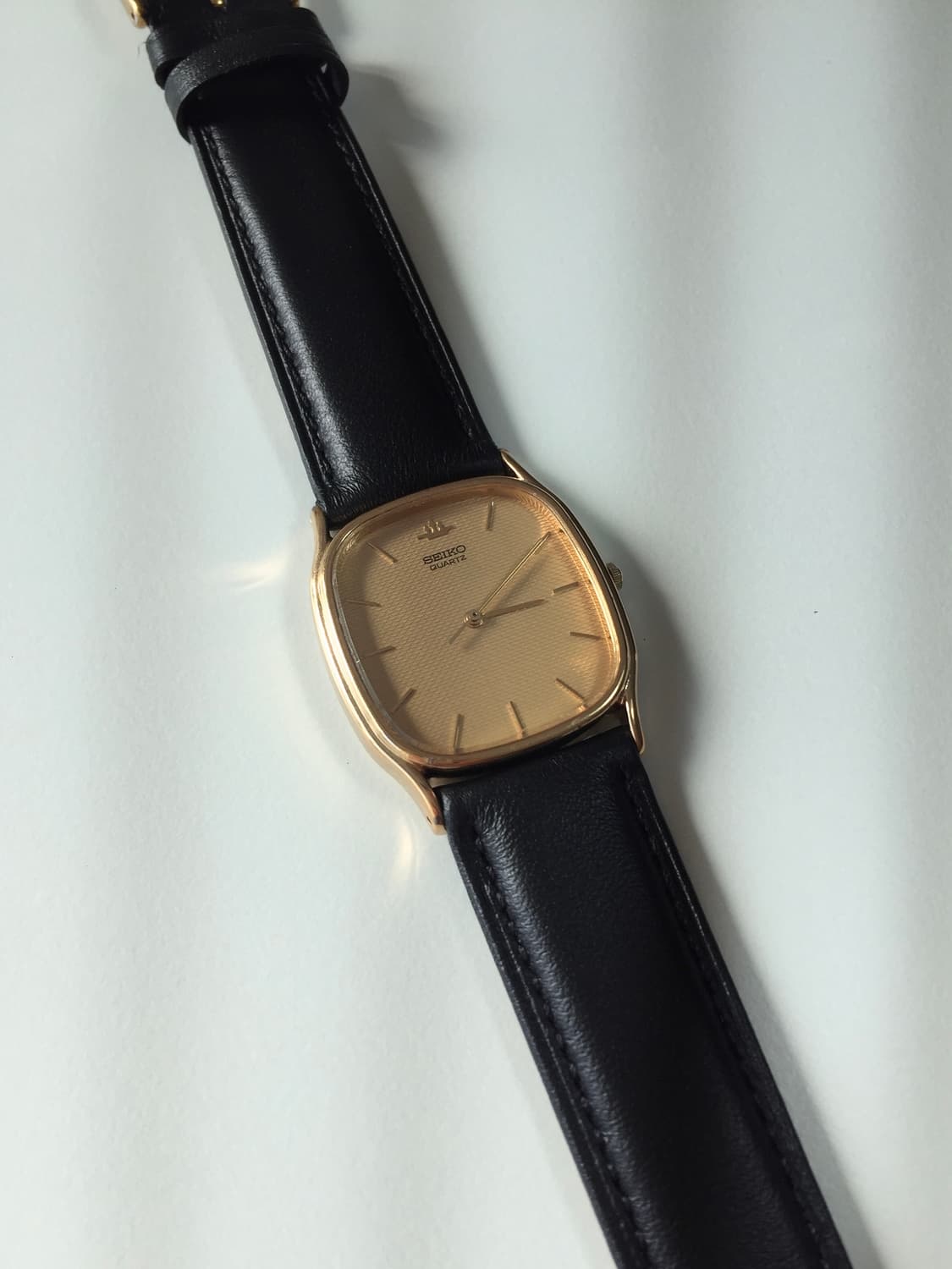 90s seiko gold 3d dial quartz 상품이미지8
