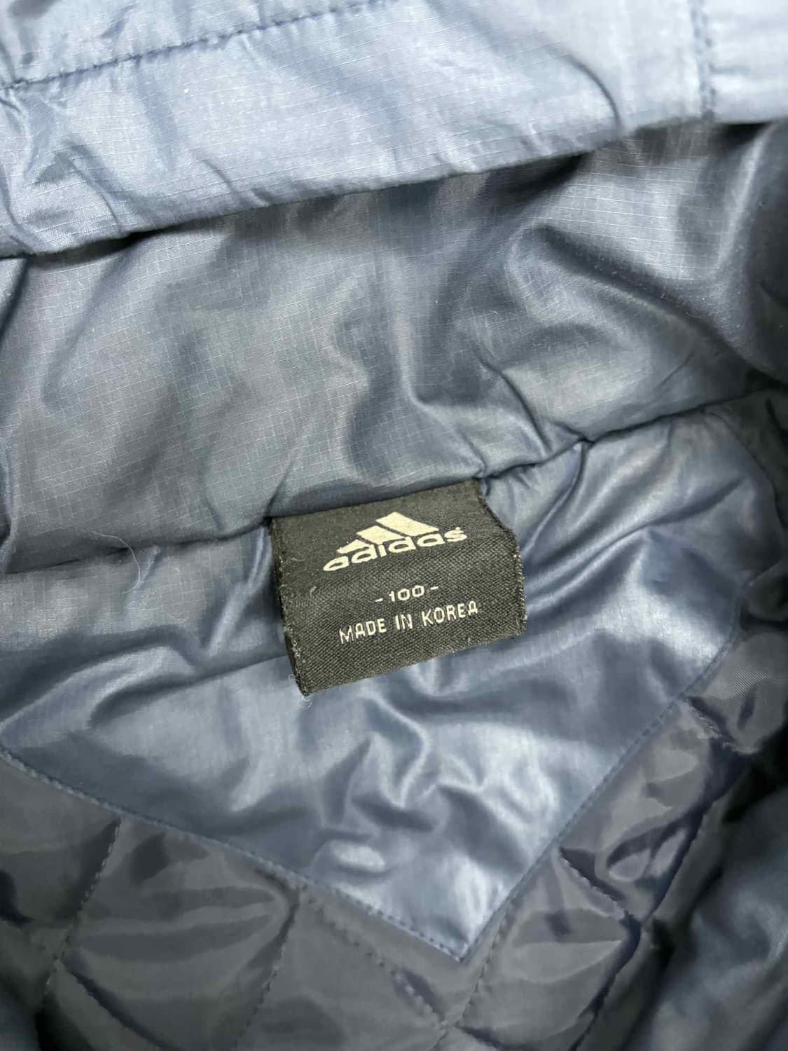 아디다스 수원삼성 올드 유니폼 패디드 자켓 경량 후드 패딩(100) 상품이미지3