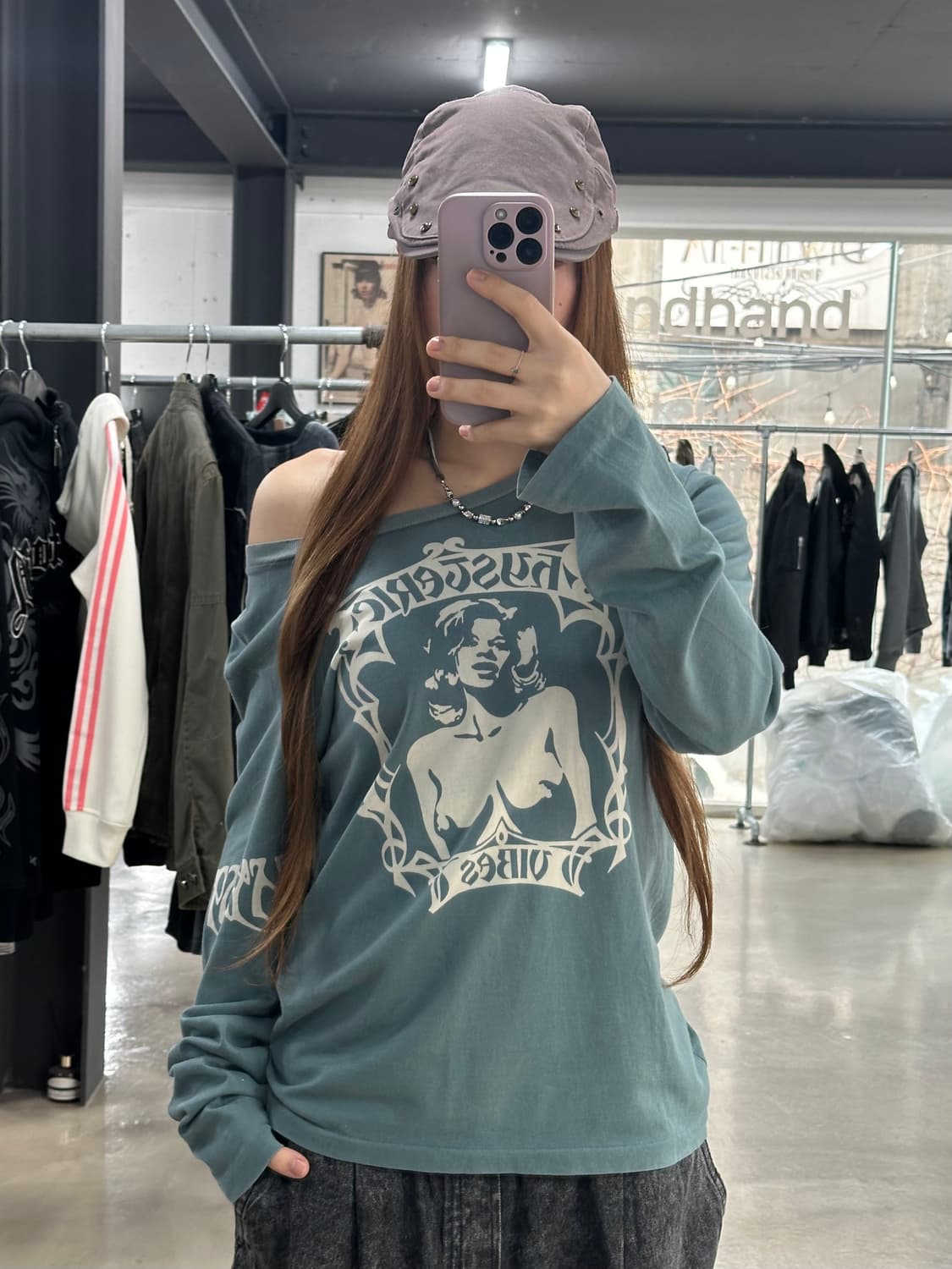 히스테릭글래머 히스걸 스펠암 롱슬리브 상품이미지1