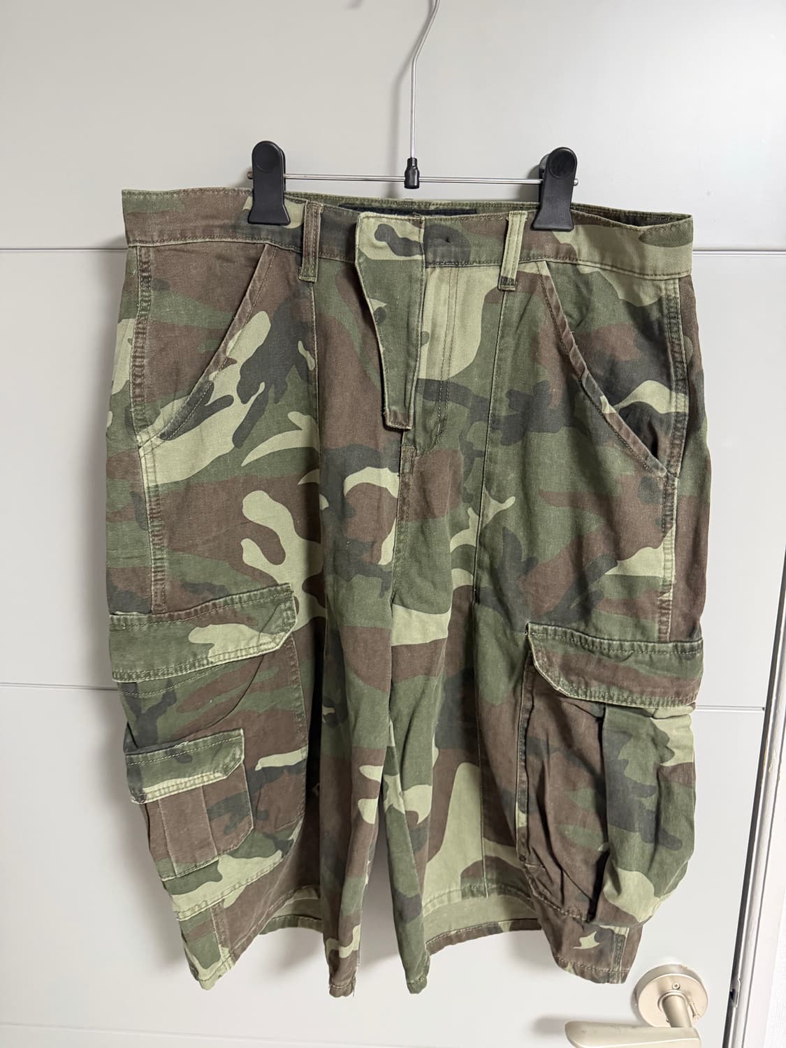 Suade Camo Cargo Shorts Green Camo (L) 상품이미지1