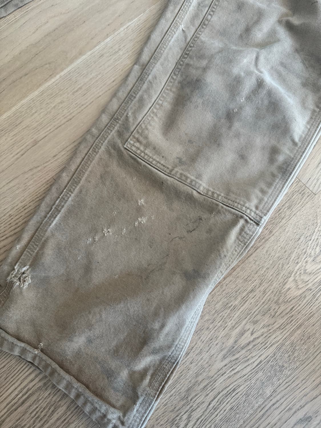 90s~00s 칼하트 더블니 usa made B01-BRN 상품이미지6