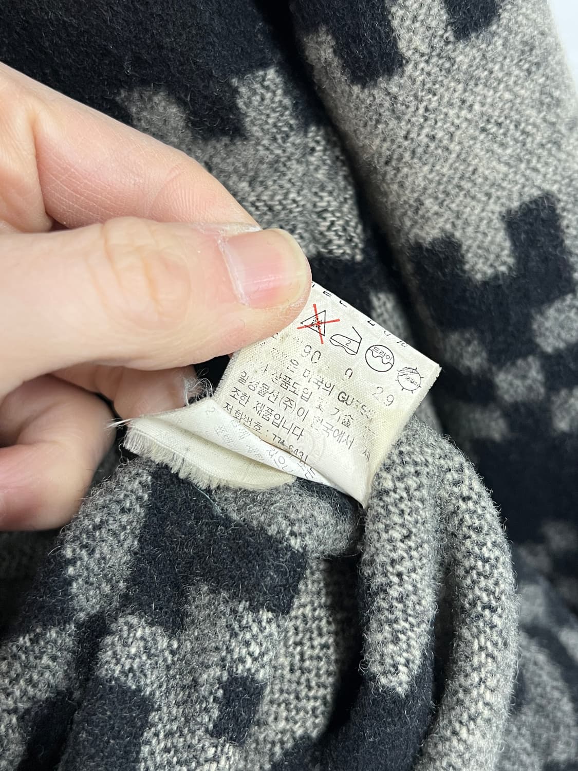 Guess 90‘s 게스 아즈텍 패턴 모직 자켓 상품이미지7