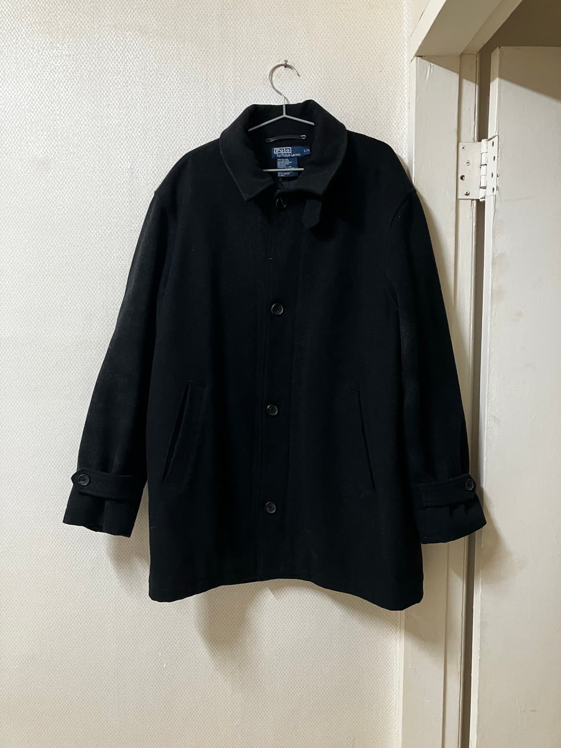폴로랄프로렌 블랙 울 코트 상품이미지1