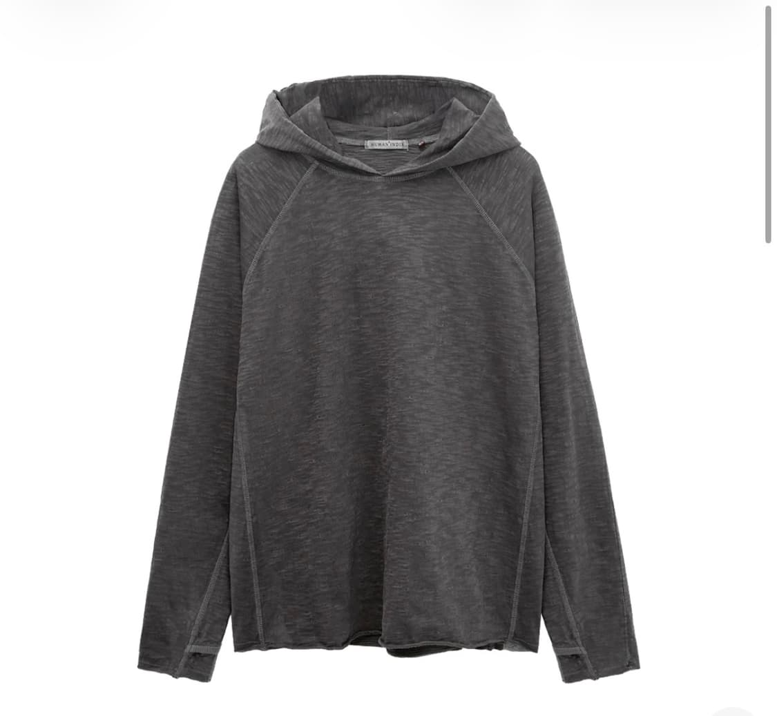 [3] 폴리테루 슬럽후디 챠콜 상품이미지2