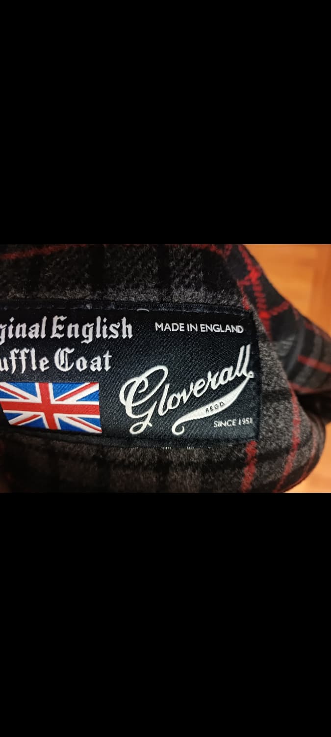 20%할인 오늘만,글로버올 gloverall 회색 더플 코트 상태 좋음 상품이미지2