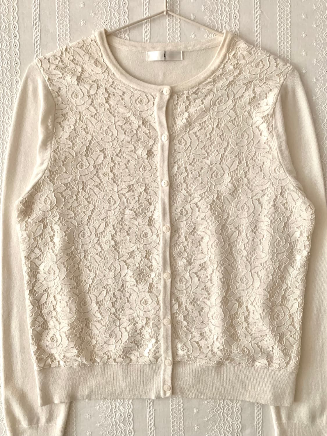 빈티지 레이스 니트 가디건 상품이미지2