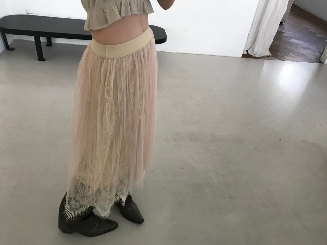 vintage lace sha skirt 상품이미지9