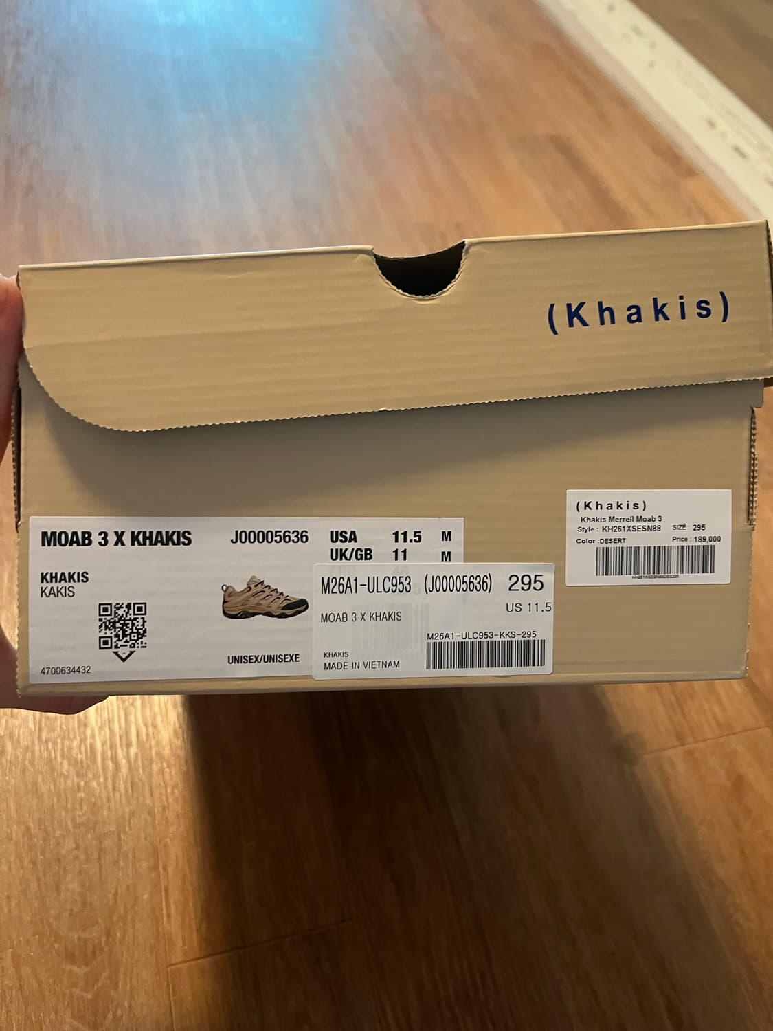 머렐 x 카키스 모압 3 카키  상품이미지6
