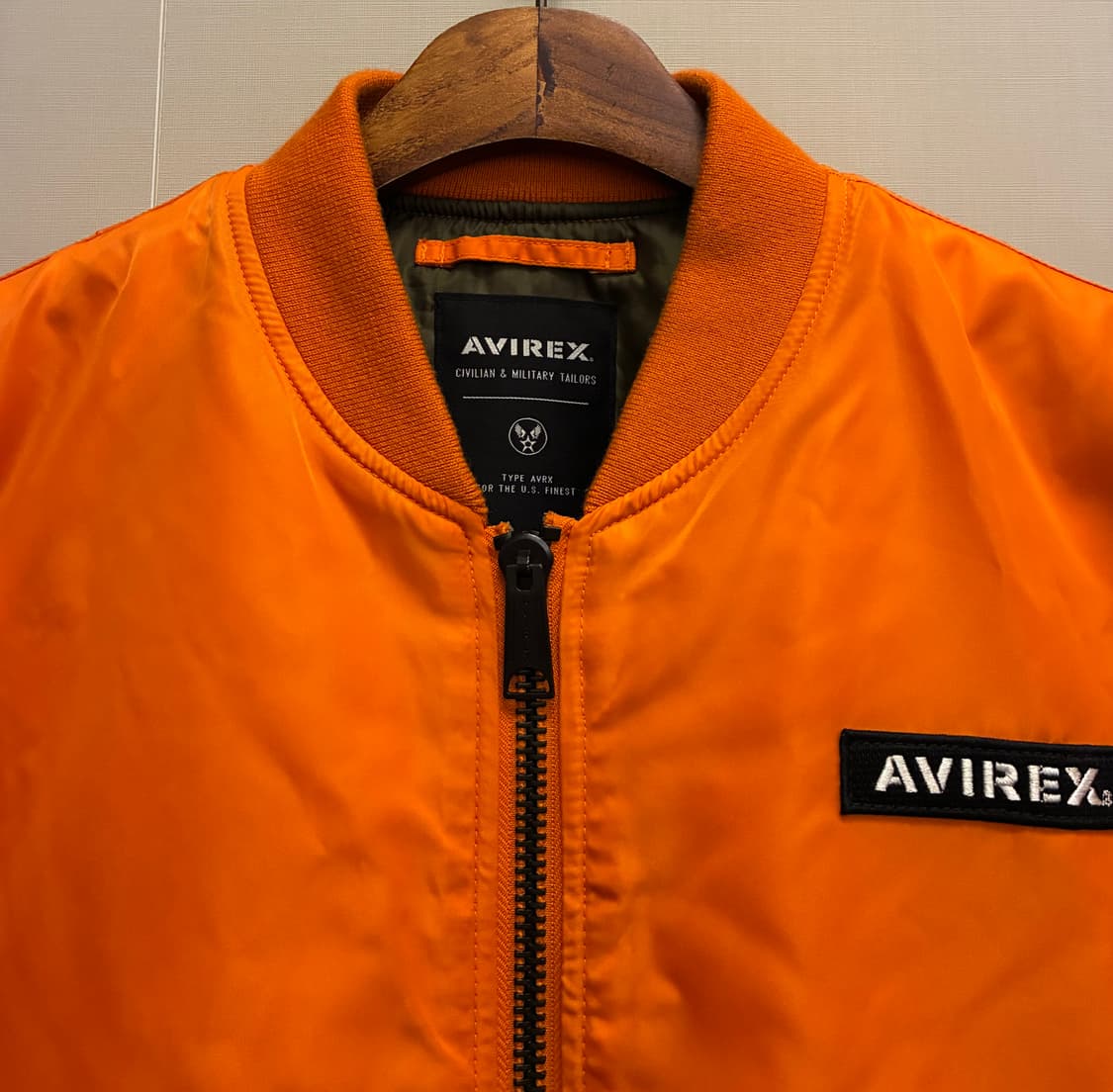 (L~XL)아비렉스 MA-1 USA 백로고 항공점퍼 플라이트자켓 마원 상품이미지3