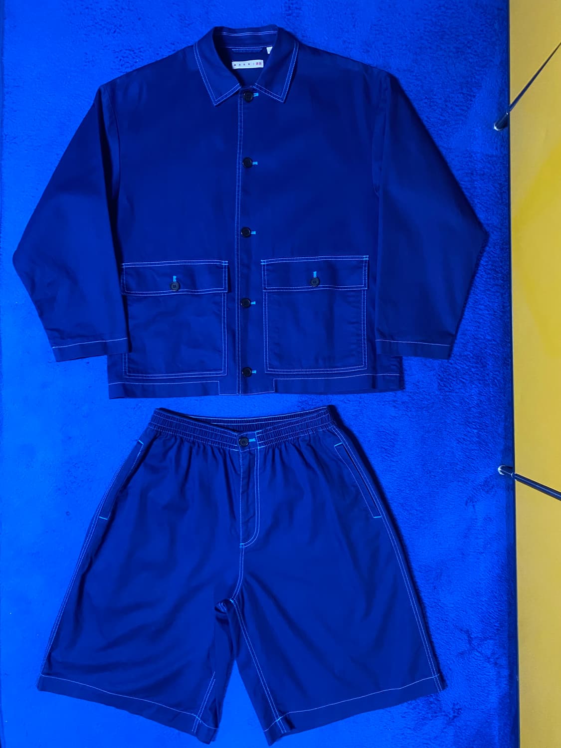 UNIQLO x MARNI 유니클로 마르니 오버사이즈 워크자켓/팬츠 세트 상품이미지1