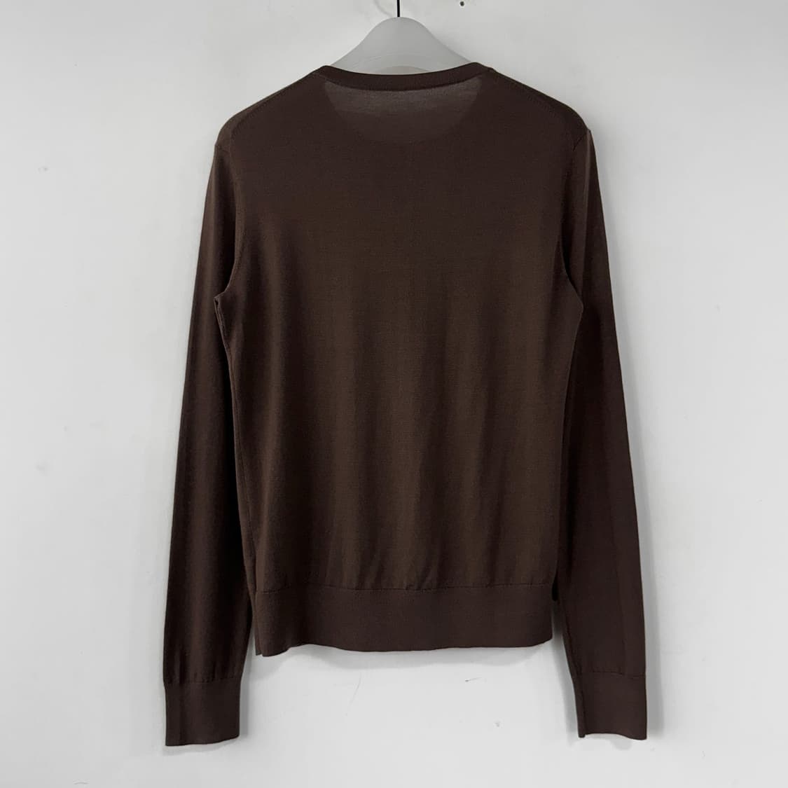 띠어리 23 리갈 울 크루넥 니트 (BROWN) 상품이미지5