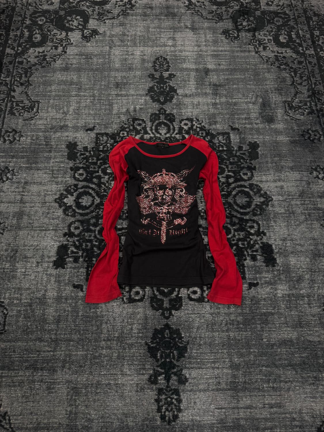 Spinash 00s y2k printing cut sew 상품이미지1