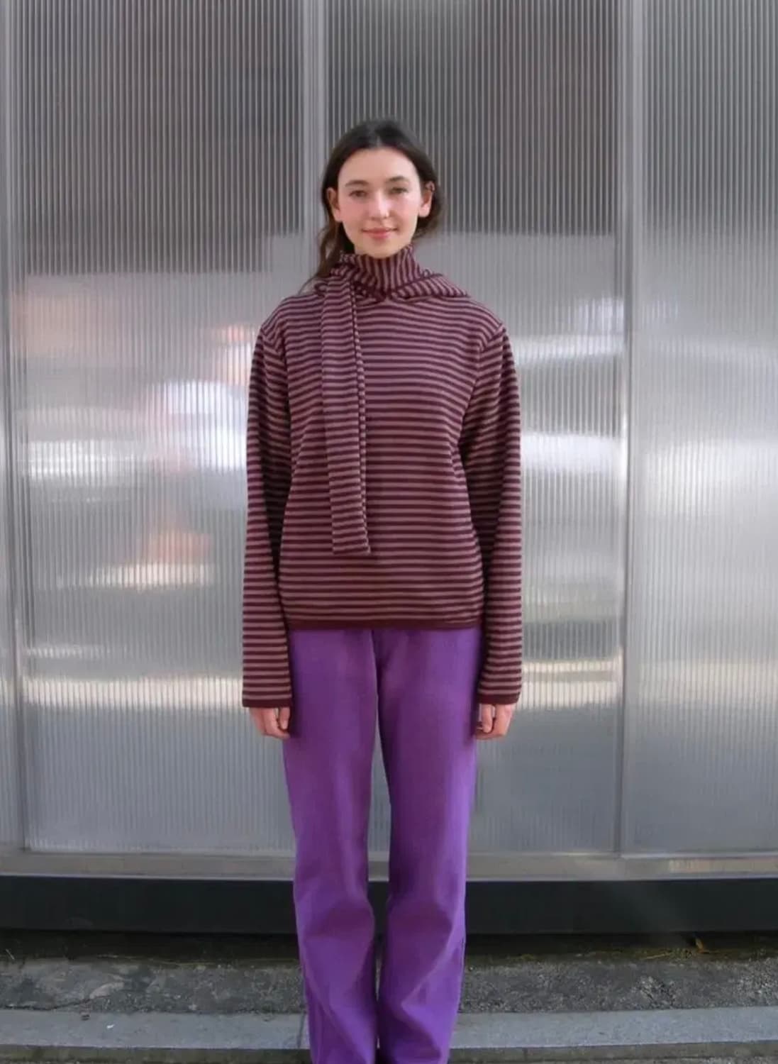 페스토 후디드 탑 와인 상품이미지2