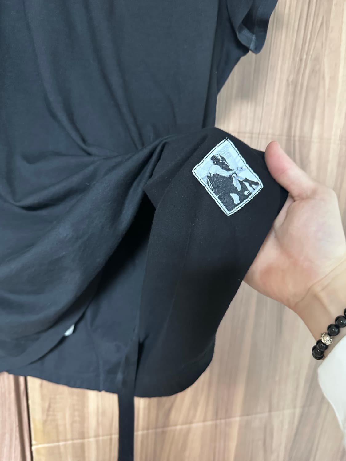 [M] 릭오웬스 다크쉐도우 레벨 스트랩 티셔츠 상품이미지5