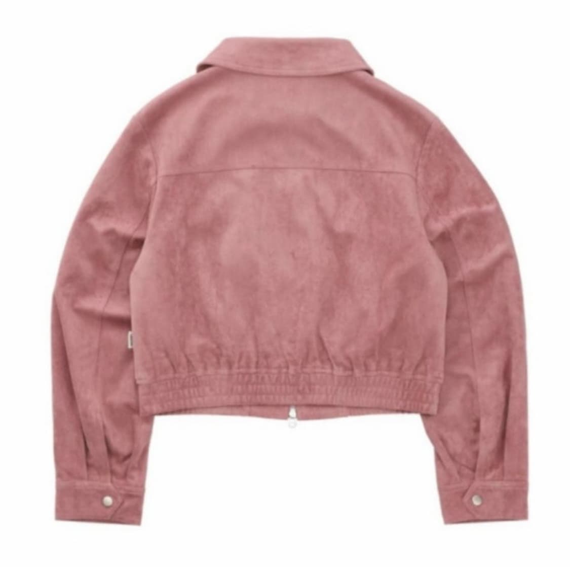 오디너리 홀리데이 스웨이드 봄버 자켓 핑크 상품이미지4