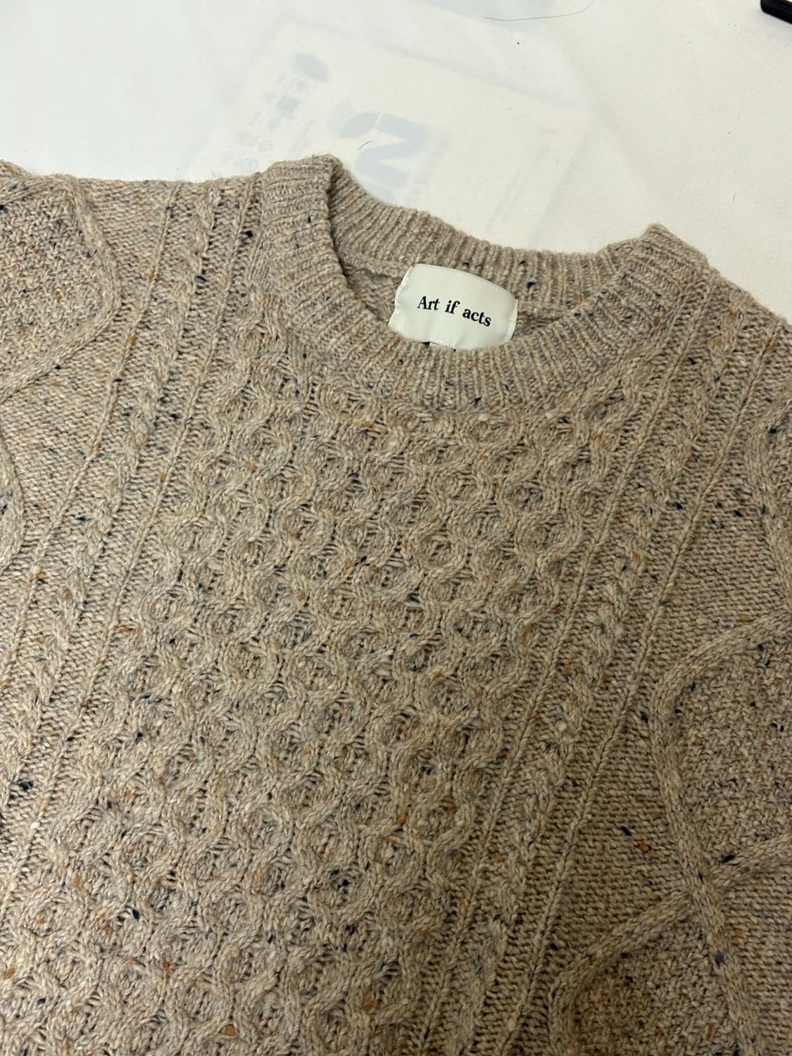 아트이프액츠 피셔맨 케이블 니트 cliff 상품이미지2