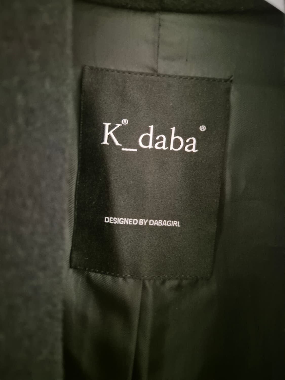 K-DABA 여자 울 롱코트 오버핏 상품이미지4