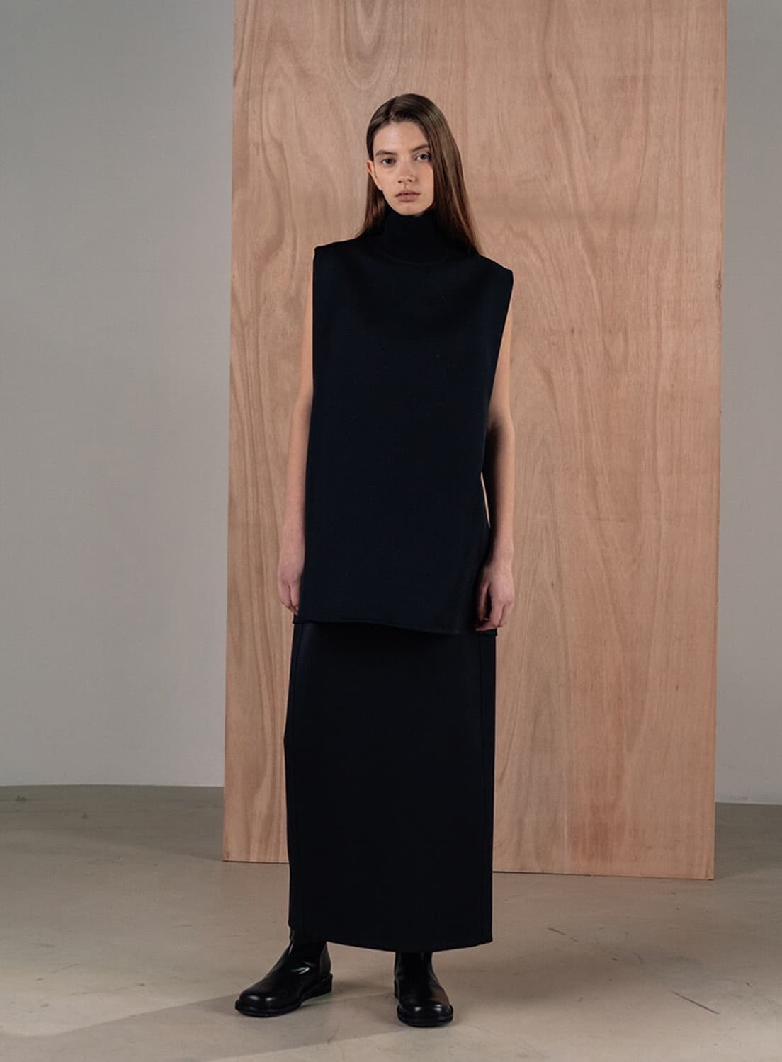 LE17SEPTEMBRE LONG BACK SLIT SKIRT  상품이미지1