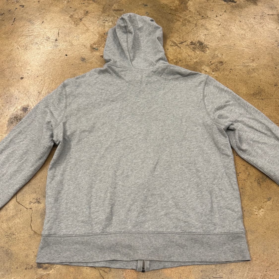 갭 그레이 로고 후드집업 상품이미지4