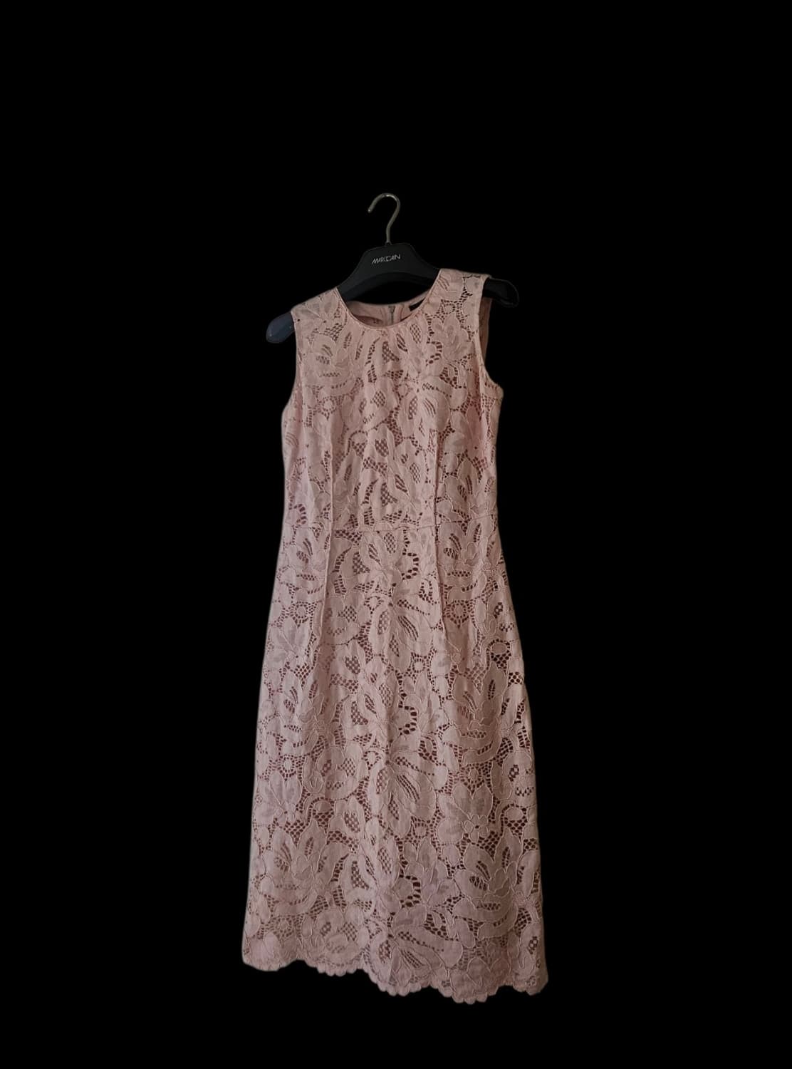 시슬리 핑크 플라워 자수 러블리 민소매 미디원피스 55 상품이미지6