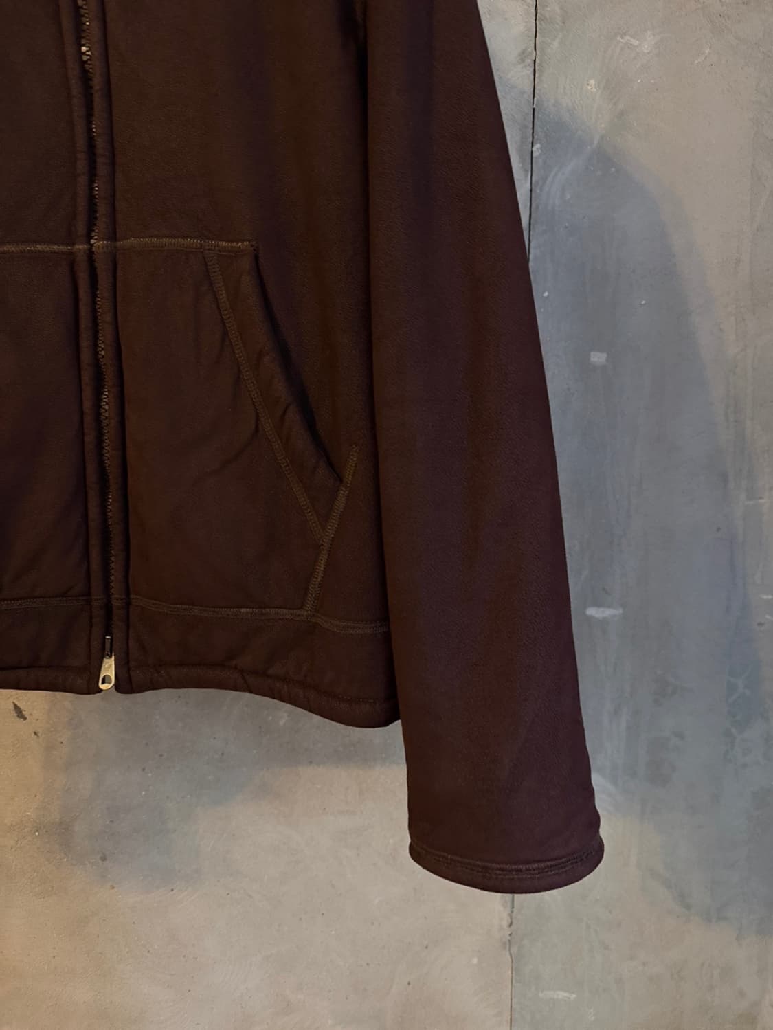 엠포리오 아르마니 시어링 클래식 스웨이드 레더 블루종 100 상품이미지7