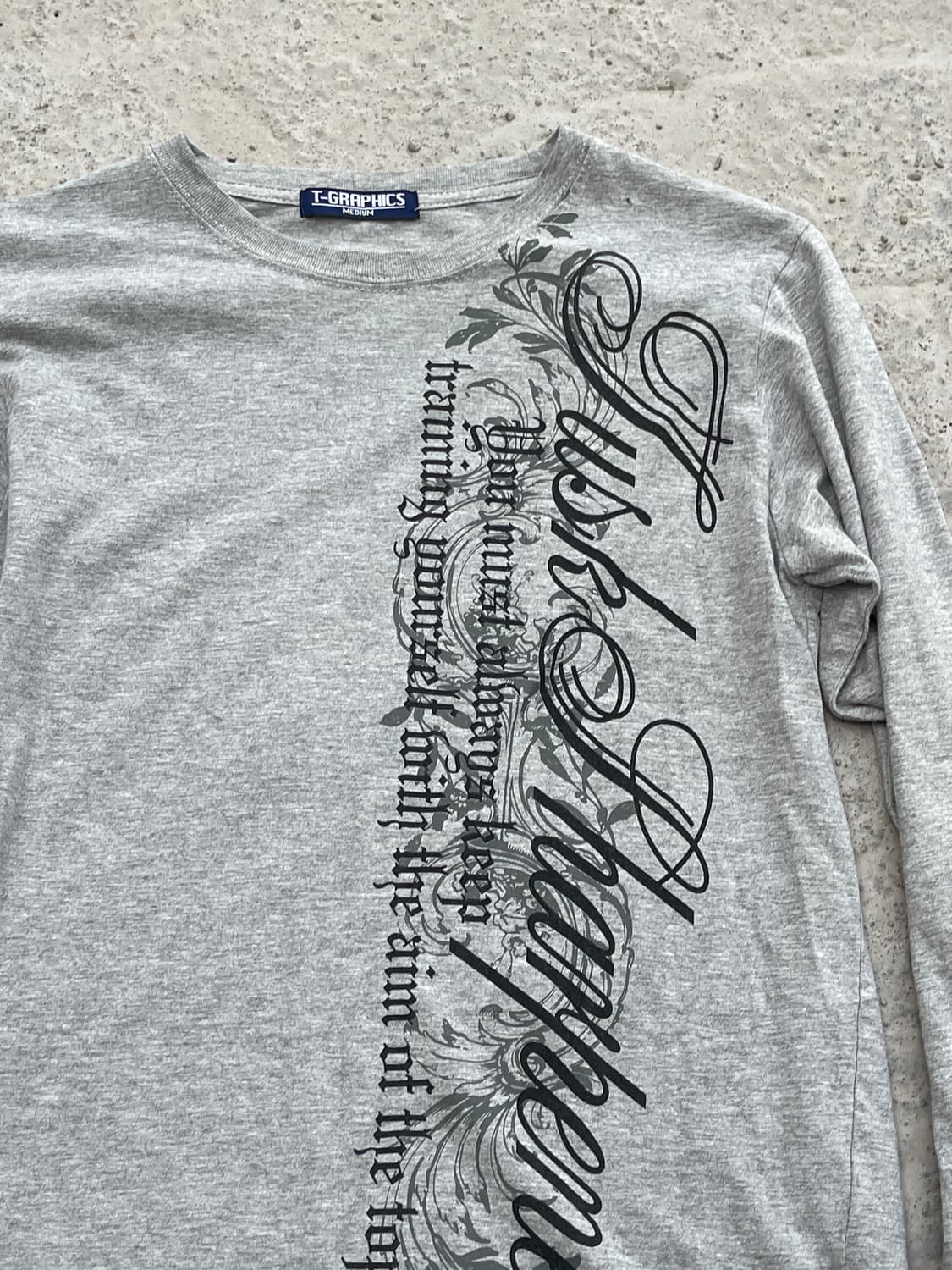 (T graphics)lettering long sleeve t 상품이미지2
