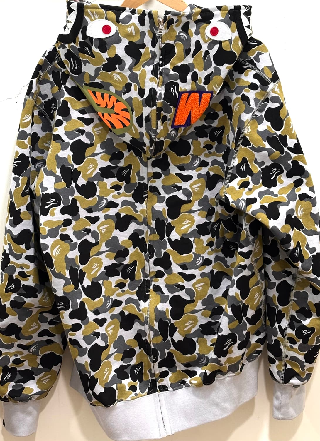 베이프 샤크 후드 황계 상품이미지5