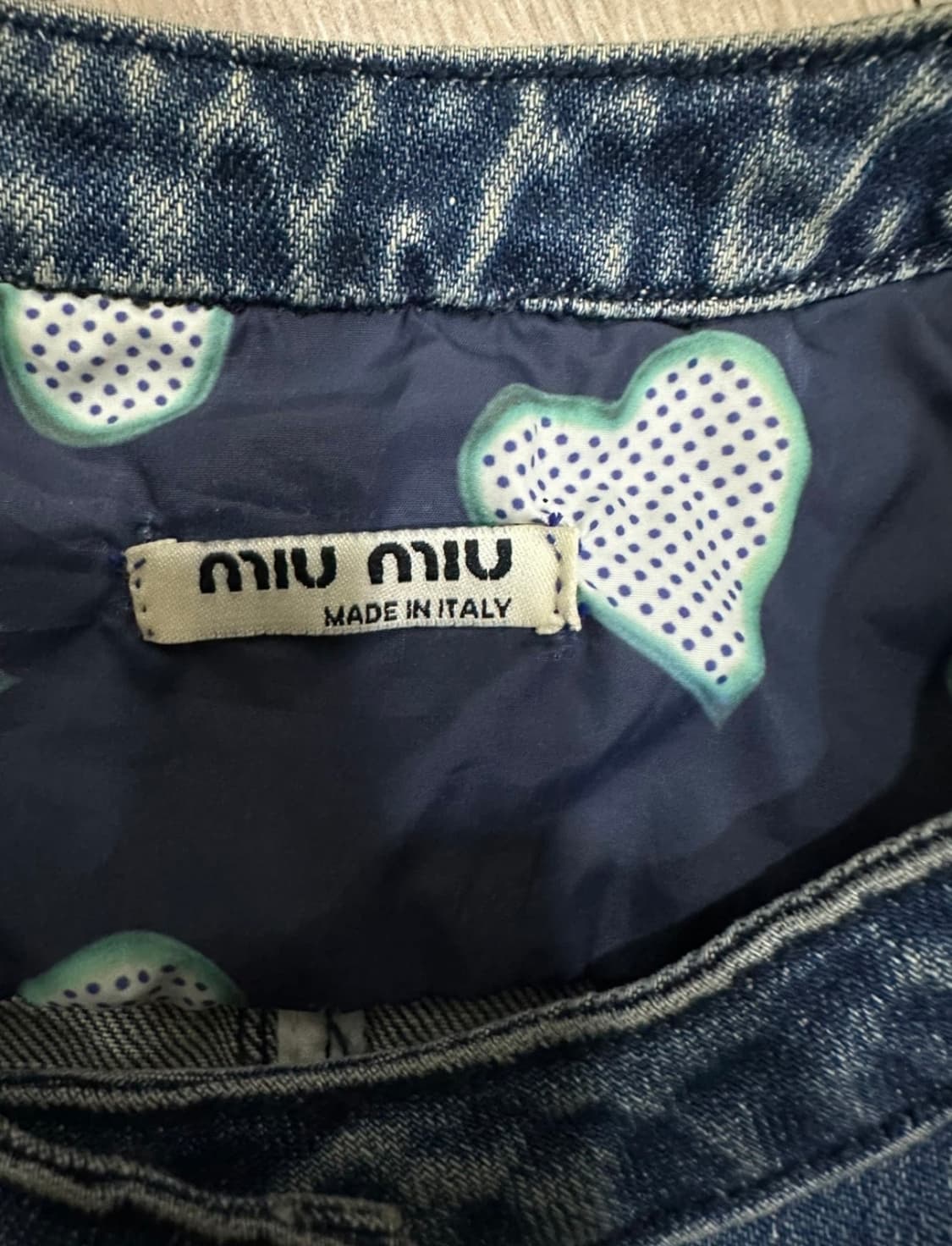 미우미우 데님 자켓 상품이미지3