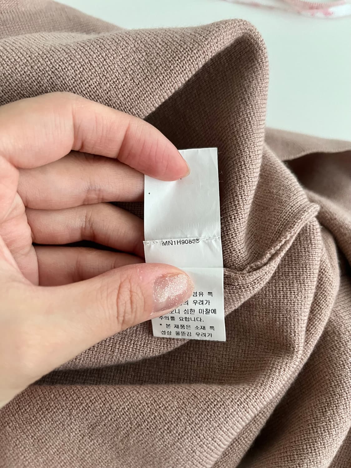 F) 한섬 마인 MINE 롱 니트 원피스 인디핑크 상품이미지6