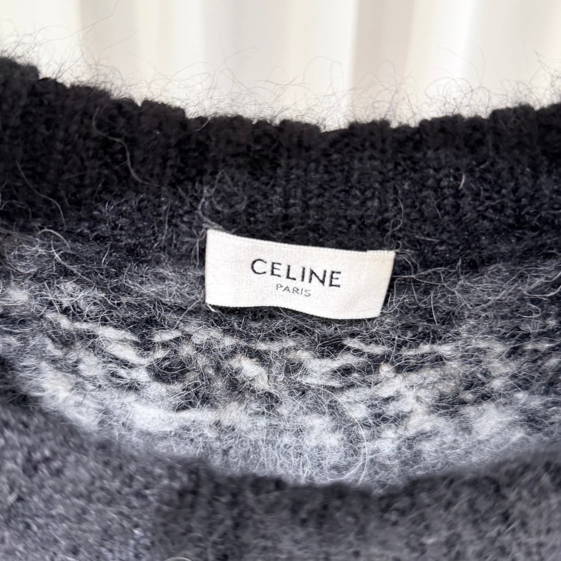 (A+/XL) / 셀린느 브러시드 울 알파카 니트 상품이미지5