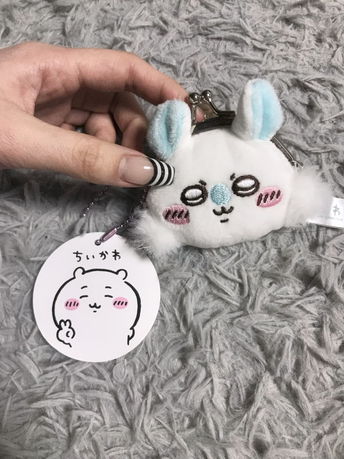 새상품 먼작귀 모몽가 하치와레 치이카와 우사기 동전지갑 키링 인형 상품이미지3