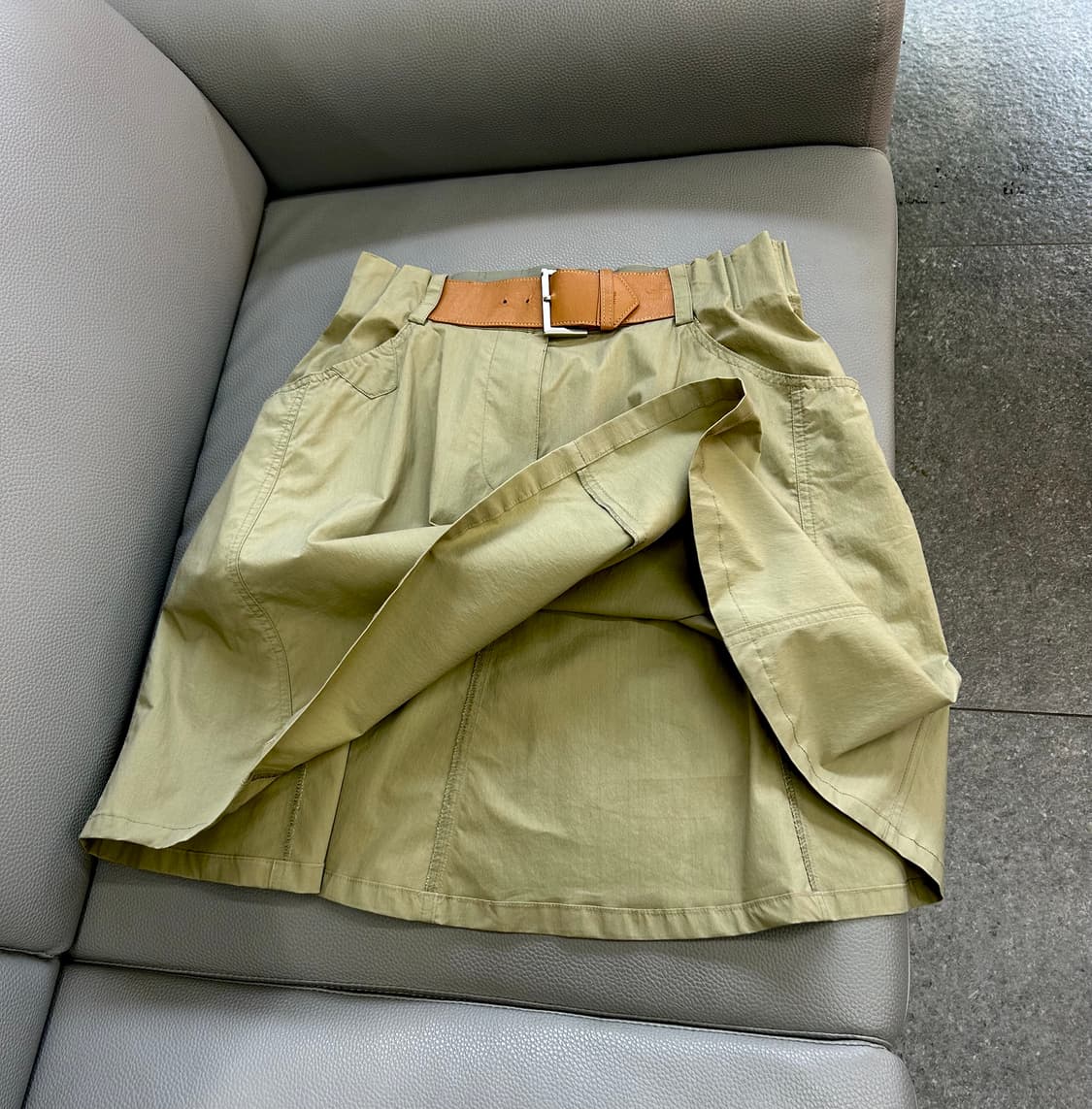 한섬 시스템 미디 스커트(64) 상품이미지3